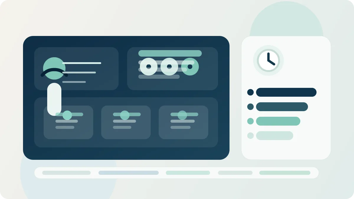 Redactionele recruitmentvisual met callback-workflowbord en zichtbare responstijden voor recruiters