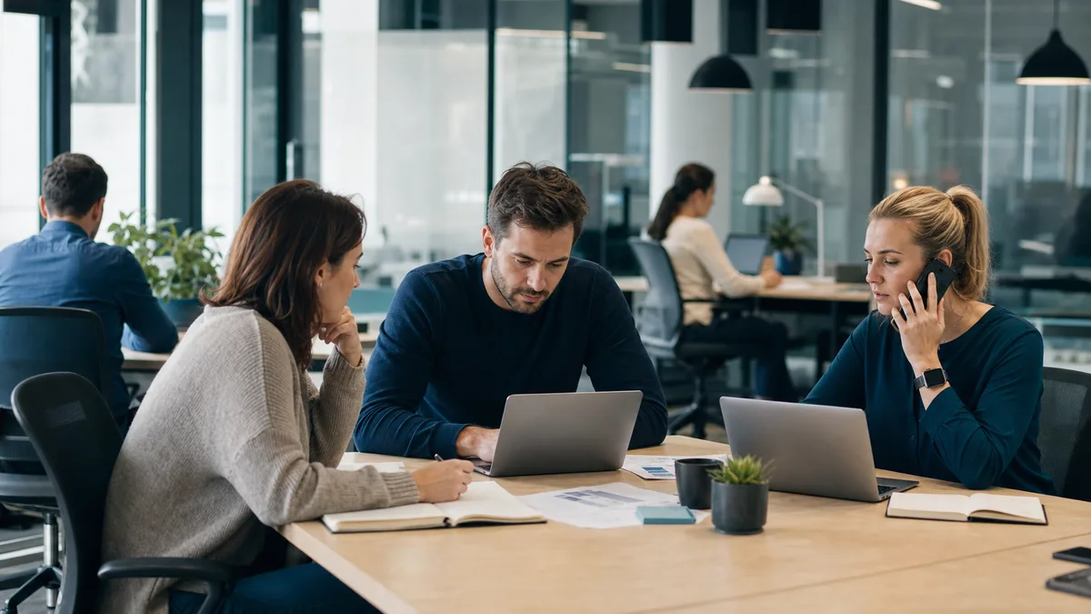 Recruitmentteam dat een hot candidate-case met duidelijke opvolging en ownership prioriteert op een staffingdesk