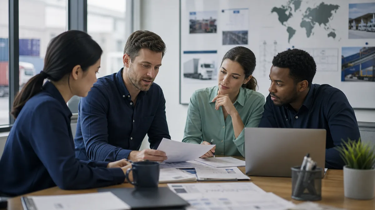 Recruitmentteam dat een gestructureerde vacature-intake in een staffing CRM bespreekt